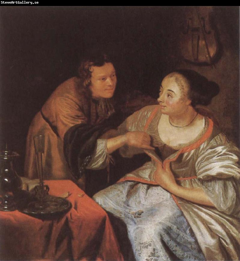 Frans van Mieris Carousing Couple